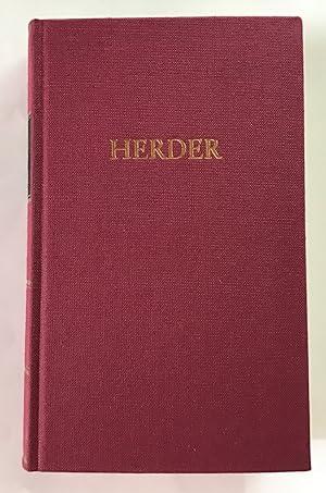 Herders Briefe : In einem Band. Bibliothek deutscher Klassiker.
