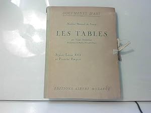 Seller image for Mobilier Nationale de France : Les Tables, styles Louis XVI et 1er Empire for sale by JLG_livres anciens et modernes