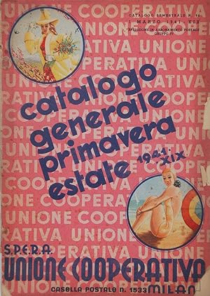 Cooperativa S.p.e.r.a. Milano. Catalogo primavera estate 1941