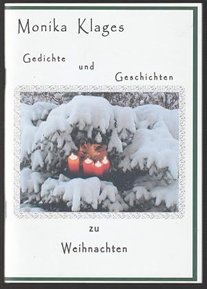 Bild des Verkufers fr Gedichte und Geschichten zu Weihnachten. zum Verkauf von Antiquariat Dennis R. Plummer