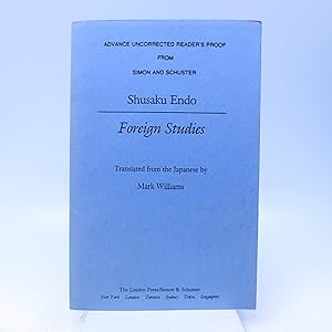 Imagen del vendedor de Foreign Studies -Advance Uncorrected Reader's Proof a la venta por Shelley and Son Books (IOBA)