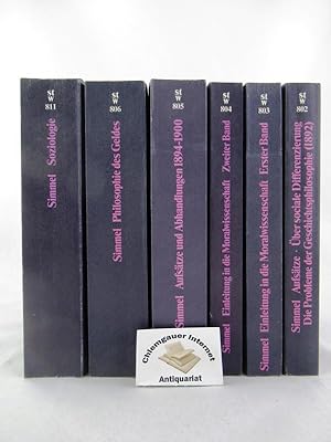 Simmel, Georg: Gesamtausgabe. HIER: SECHS Bände. Bände 2,3,4,5,6,11. Hrsg. von Heinz-Jürgen Dahme...