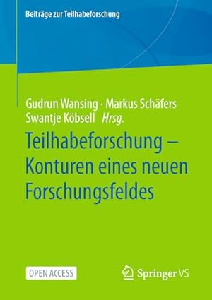 Seller image for Teilhabeforschung  Konturen eines neuen Forschungsfeldes for sale by AHA-BUCH GmbH
