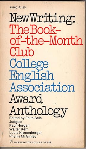 New Writing: The Book-Of-the-Month Club College English Associaton Award Anthology