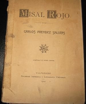 Imagen del vendedor de Misal Rojo. Cartula de Pedro Sienna a la venta por Librera Monte Sarmiento