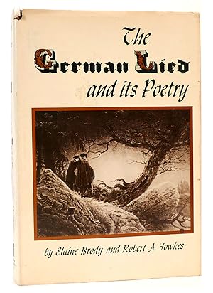 Seller image for GERMAN LIED AND ITS POETRY for sale by Rare Book Cellar
