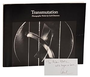 Bild des Verkufers fr Transmutation: Photographic Works by Carl Chiarenza (Signed First Edition) zum Verkauf von Jeff Hirsch Books, ABAA