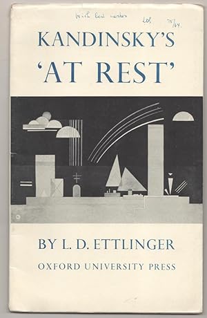 Seller image for Kandinsky's at Rest (Signed First Edition) for sale by Jeff Hirsch Books, ABAA