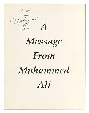 A Message from Muhammed Ali