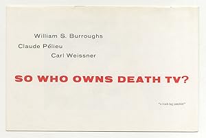 Seller image for So Who Owns Death TV for sale by Between the Covers-Rare Books, Inc. ABAA