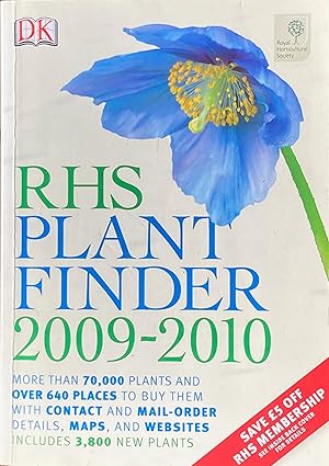 Seller image for RHS plant finder 2009-2010 for sale by Acanthophyllum Books
