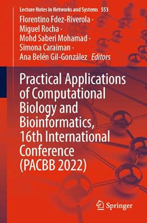 Bild des Verkufers fr Practical Applications of Computational Biology and Bioinformatics, 16th International Conference (PACBB 2022) zum Verkauf von AHA-BUCH GmbH
