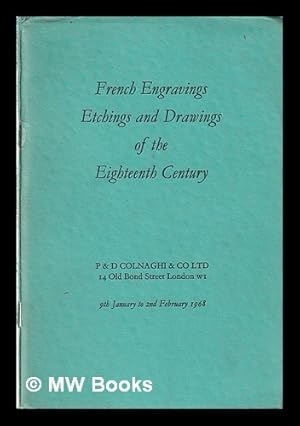 Imagen del vendedor de French engravings, etchings and drawings of the eighteenth century / P. & D. Colnaghi & Co a la venta por MW Books