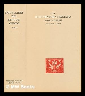 Imagen del vendedor de Novellieri del Cinquecento. Tomo 1 / A cura di Marziano Guglielminetti a la venta por MW Books