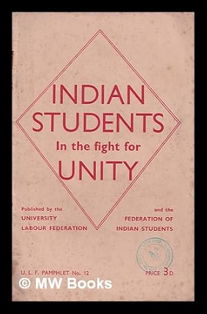 Seller image for Indian Students in the fight for Unity for sale by MW Books