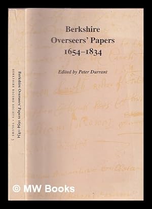 Immagine del venditore per Berkshire overseers' papers 1654-1834 venduto da MW Books