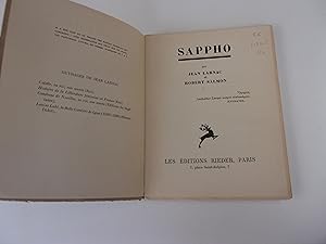 Seller image for SAPPHO for sale by occasion de lire