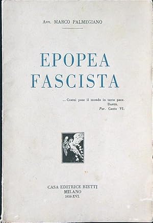 Immagine del venditore per Epopea fascista venduto da Librodifaccia
