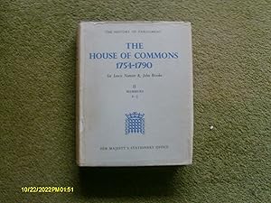 Immagine del venditore per The House Of Commons 1754-1790, vol II members A-J venduto da Buybyebooks