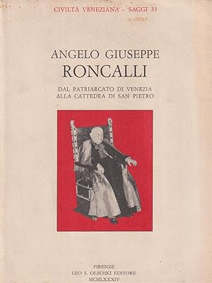 Bild des Verkufers fr Angelo Giuseppe Roncalli zum Verkauf von Librodifaccia