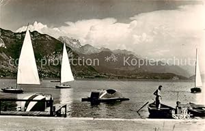 Postkarte Carte Postale 13838391 Annecy 74 Haute-Savoie Le lac et ses montagnes et la Tournette A...