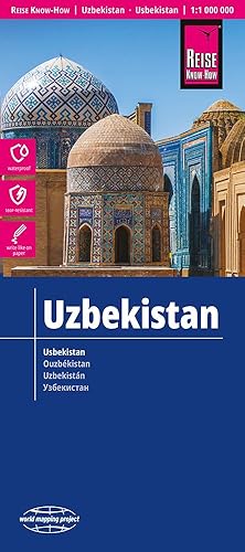 Reise Know-How Landkarte Usbekistan 1 : 1.000.000