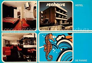 Postkarte Carte Postale 73836060 De Panne La Panne Belgie Hotel Seahorse Restaurant Bar Fremdenzi...