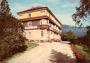 Postkarte Carte Postale 73837392 Spindleruv Mlyn Spindelmuehle Riesengebirge CZ Alpsky hotel v ud...