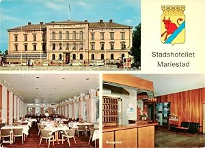 Seller image for Postkarte Carte Postale 73836578 Mariestad Sweden Stadshotellet Mariestad Matsal Reception for sale by Versandhandel Boeger