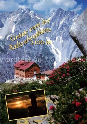 Bild des Verkufers fr Postkarte Carte Postale 73840618 Stuben Vorarlberg Tirol AT Kaltenberghuette Alpenflora Alpen Sonnenunt zum Verkauf von Versandhandel Boeger