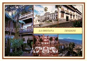 Postkarte Carte Postale 73837345 La Orotava Tenerife ES Teilansichten