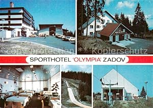 Bild des Verkufers fr Postkarte Carte Postale 73838146 Zadov Stachy CZ Sporthotel Olympia Bezecky areal Velka jidelna Skokansk zum Verkauf von Versandhandel Boeger