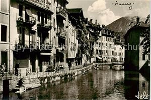 Postkarte Carte Postale 13838424 Annecy 74 Haute-Savoie Palais de lIsle et les vieux canaux