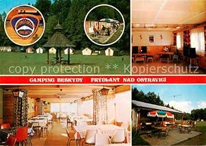 Postkarte Carte Postale 73844462 Frydlant nad Ostravici CZ Camping Beskydy Speisesaal Aufenthalts...