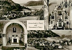 Postkarte Carte Postale 73842543 Ammerbach Kirche Nennsdorf Kirche Orgel Panorama Ammerbach