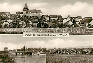 Postkarte Carte Postale 73841566 Dankmarshausen Stadtansicht Werrapartie Panorama Dankmarshausen