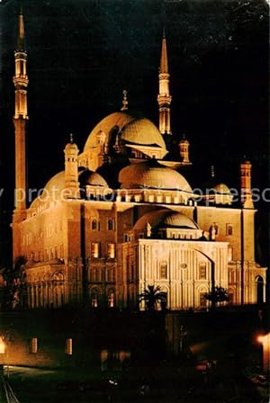 Postkarte Carte Postale 73843864 Cairo Egypt Nocturnal Magie at Mohamed Aly Mosque Cairo Egypt