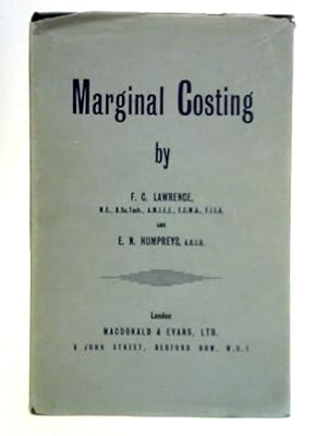 Seller image for Marginal Costing for sale by World of Rare Books