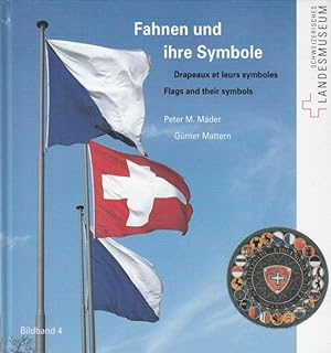 Imagen del vendedor de Fahnen und ihre Symbole - Drapeaux et leurs symboles - Flags and their symbols. ( Bildband 4 ). - Widmungsexemplar ! - - Aus dem Inhalt: Was ist Fahnenkunde? / Historische Kriegsbanner und -trophen / Adler und Lwe / Die Juliusbanner / Fahnen verschiedener Gemeinschaften / Fahnenbcher / Schiffsfahnen / Schweizer Regimenter in fremden Diensten / Geflammte und politische Fahnen / Schweizer Kreuz / Rotkreuzfahnen a la venta por Antiquariat Carl Wegner