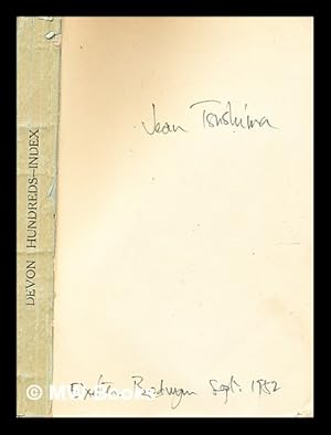 Imagen del vendedor de Index of personal and place names in the "Hundreds of Devon" : contributed to the "Transactions of the Association" / by . O.J. Reichel a la venta por MW Books