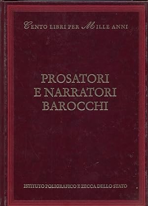 Bild des Verkufers fr Prosatori e narratori barocchi zum Verkauf von Librodifaccia