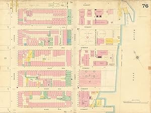 [Sanborn Fire Insurance New York City map sheet 76 - Midtown Manhattan - Tudor City, Murray Hill ...