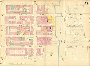 [Sanborn Fire Insurance New York City map sheet 79 - Midtown Manhattan - Midtown East, Tudor City...