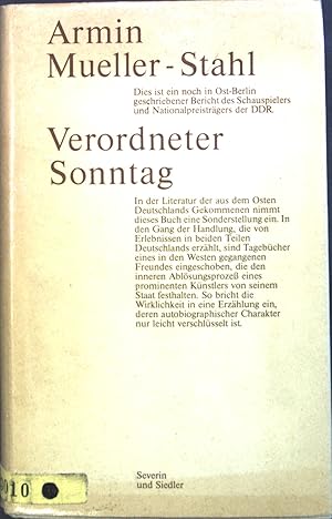 Bild des Verkufers fr Verordneter Sonntag. zum Verkauf von books4less (Versandantiquariat Petra Gros GmbH & Co. KG)