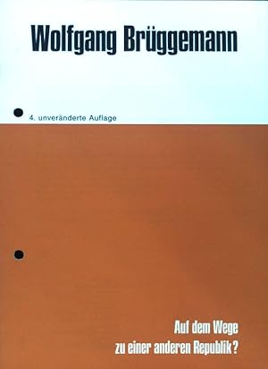 Bild des Verkufers fr Auf dem Wege zu einer anderen Republik? : Richtlinien fr d. polit. Unterricht in NW ; (e. krit. Analyse). Aus dem Schrifttum der KPV, NW zum Verkauf von books4less (Versandantiquariat Petra Gros GmbH & Co. KG)