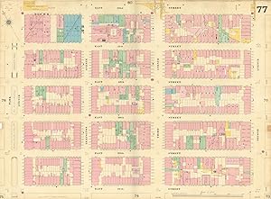 [Sanborn Fire Insurance New York City map sheet 77 - Midtown Manhattan - Murray Hill - The neighb...