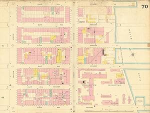 [Sanborn Fire Insurance New York City map sheet 70 - Midtown Manhattan - Kips Bay, Murray Hill - ...