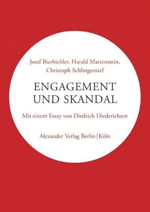 Bild des Verkufers fr Engagement und Skandal : Ein Gesprch zwischen Josef Bierbichler, Christoph Schlingensief, Harald Martenstein und Alexander Wewerka. Mit Josef Bierbichlers Bensheimer Rede (Ohne die Fhigkeit der Gesellschaft immer wieder Wut- und Schmerzensschreie zu entlocken kann Theater einpacken) zum Verkauf von Smartbuy