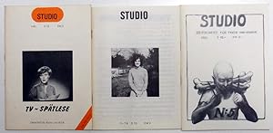 Bild des Verkufers fr STUDIO. [3 Ausgaben: 2-79; 4-80; No 5-1980]. zum Verkauf von Antiquariat Querido - Frank Hermann