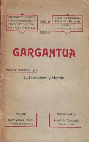 Imagen del vendedor de GARGANTUA a la venta por Librera Torren de Rueda